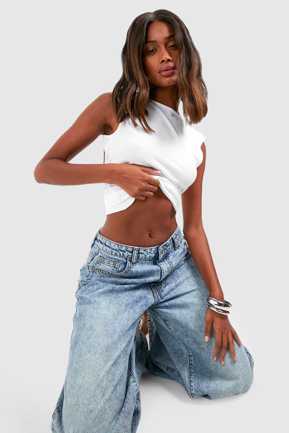 Jean large 2025 court femme